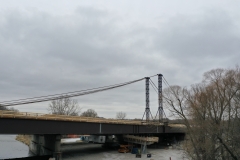 Grand River Bridge - girder launching